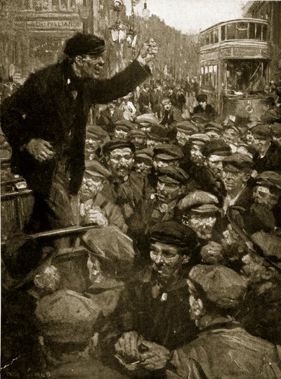 Politics in Battersea, 1910 by Cyrus Cuneo